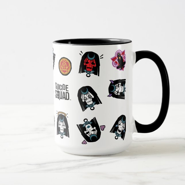 Tasse Motif d'Emoji d'enchanteresse du peloton | de (Droite)