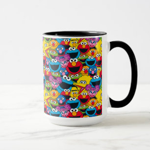 Tasse Motif d'équipage de la rue Sesame