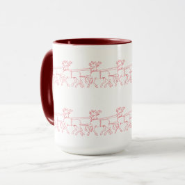 Tasse Motif des rennes