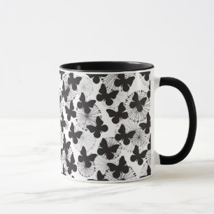 Tasse motif d'un papillon