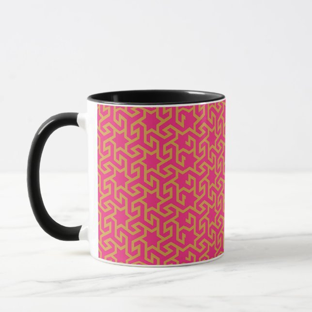 Tasse Motif en forme d'étoile arabe (Gauche)