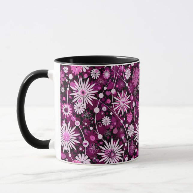 Tasse Motif floral de Valentine (Gauche)
