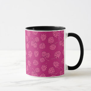 Tasse Motif magenta de baie