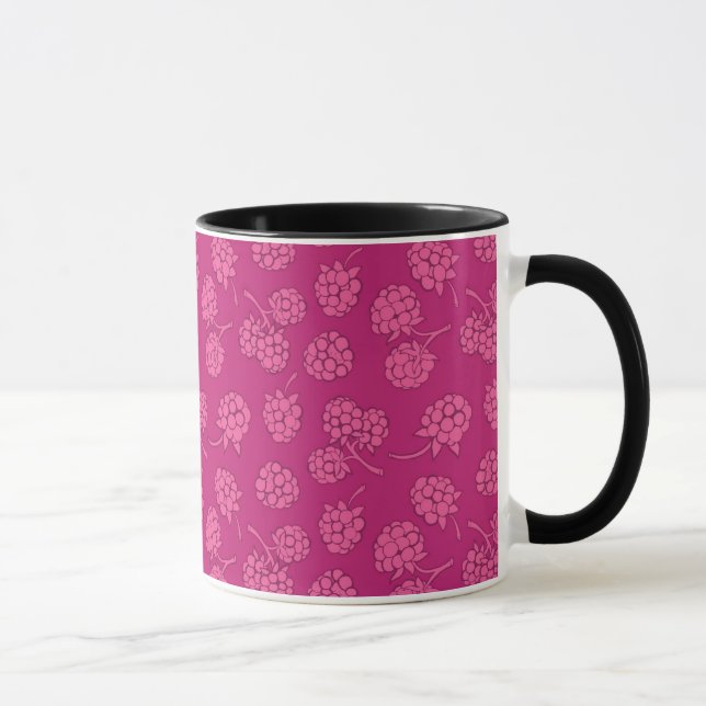 Tasse Motif magenta de baie (Droite)