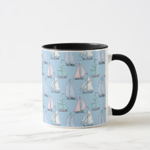 Tasse Motif mignon 1 de voilier