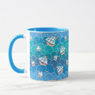 Tasse Motif rocheux de mer