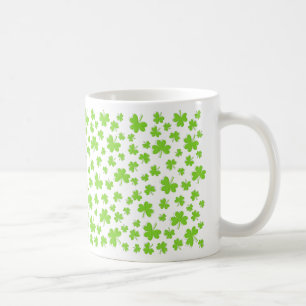 Tasse motif trèfle Saint-Patrick