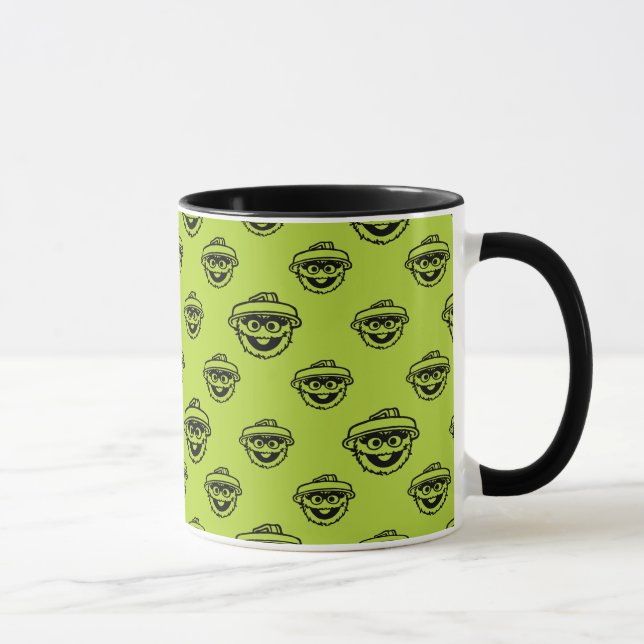 Tasse Motif vert d'Oscar le Grincheux (Droite)