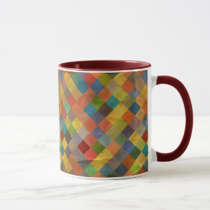Tasse Motif vintage. Géométrique