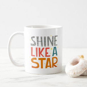 Tasse Motivante Rétro avec Citation - Brillez Comm
