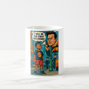 Tasse Motivation Pop Art Rétro Tycoon Futur
