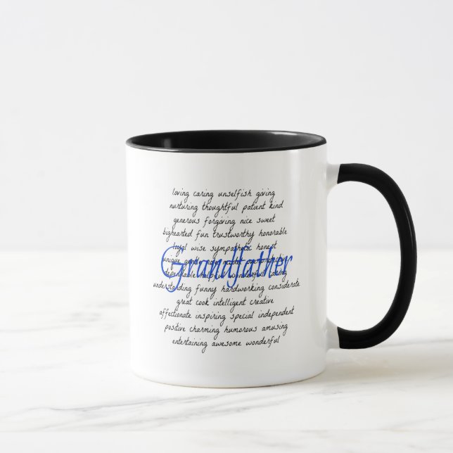 Tasse Mots pour grand-père (Droite)