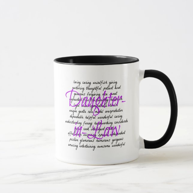 Tasse Mots pour la belle-fille (Droite)