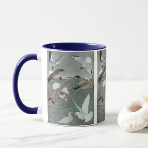 Tasse Mouettes au-dessus des vagues de l'océan par Louis