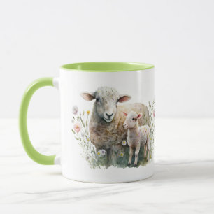 Tasse Mouton Maman avec Agneau