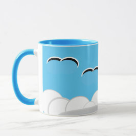 Tasse - Möwen über Wolken