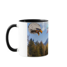 Tasse mug aigle café prédateur
