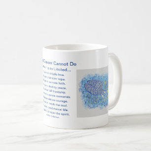 Tasse Mug Café Ange Poème Ce Que le Cancer Ne Peut