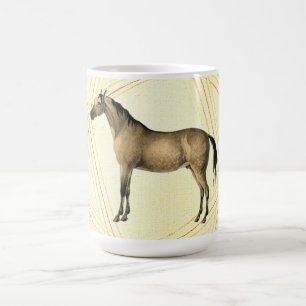 Tasse Mug Cheval Illustrée Vintage
