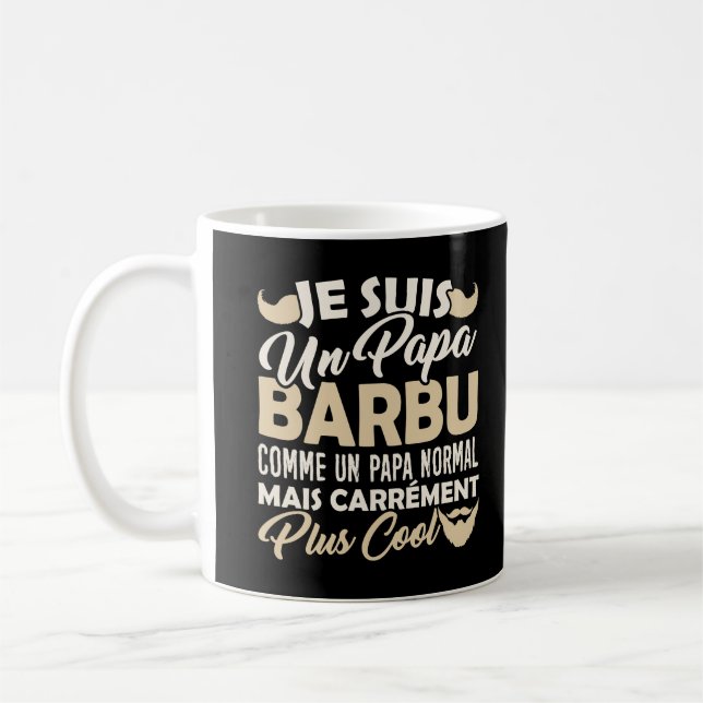 Tasse / Mug pour Père - Papa Barbu plus Cool (Gauche)