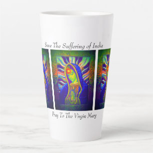 Tasse Mug Sauver La Souffrance de l'Inde Latte