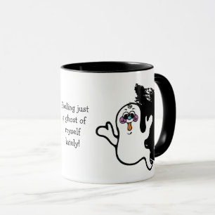 Tasse Muguet drôle d'Halloween avec le fantôme de moi-mê