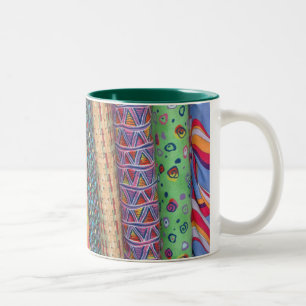 Tasse multicolore de tissu de boulon d'édredon
