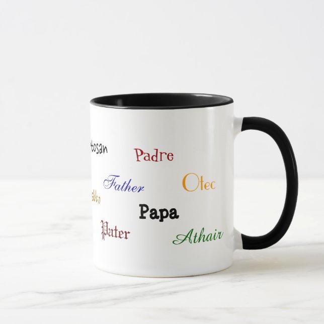 Tasse multilingue de papa (Droite)