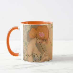 Tasse Musiciens Anges Musicaux Vintage Flûte Harpe
