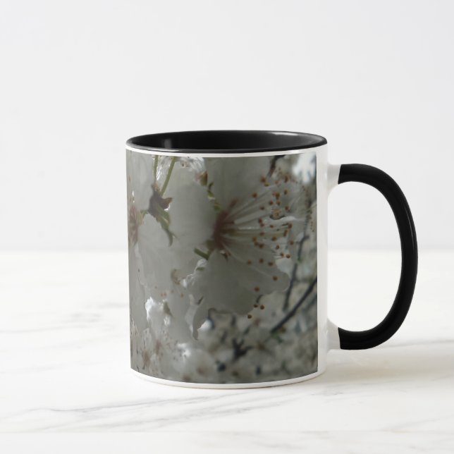 Tasse Musique à anneaux de fleurs de prune (Droite)