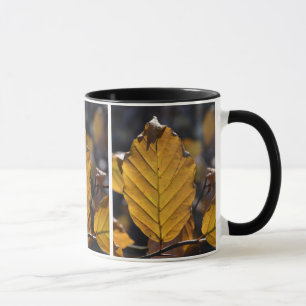Tasse Musique à feuilles jaunes