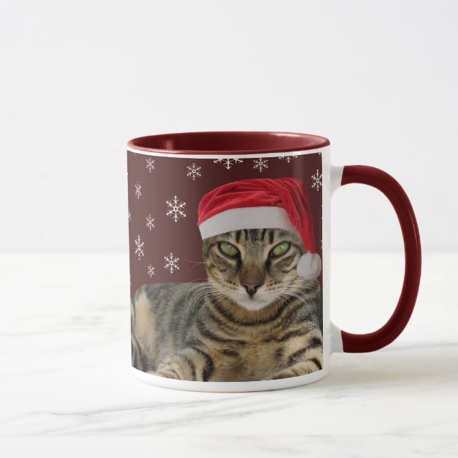Tasse Musique de chat de Noël (Droite)