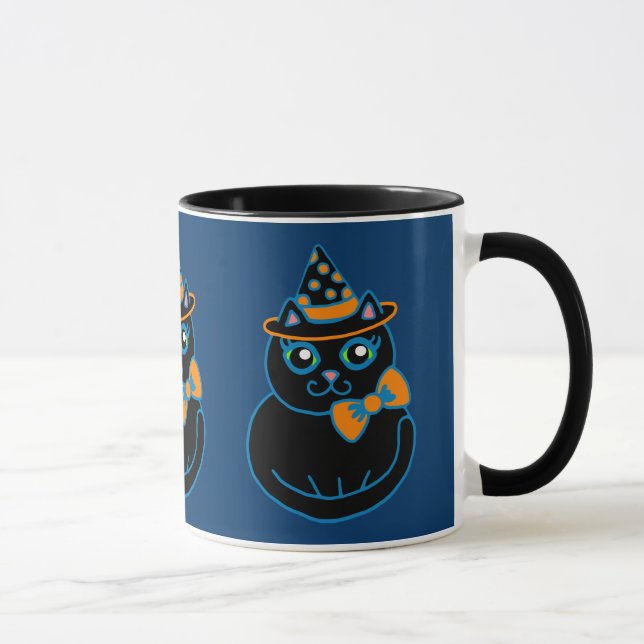 Tasse Musique de chat d'Halloween (Droite)