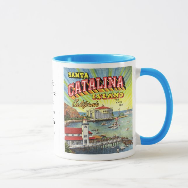 Tasse Musique de l'île de Catalina (Droite)