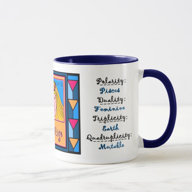Tasse Musique de profil de la Dame Virgo (Droite)
