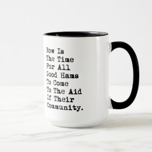 Tasse Musique de texte de la coiffure