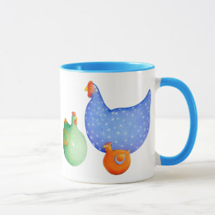 Tasse Musique des poules françaises