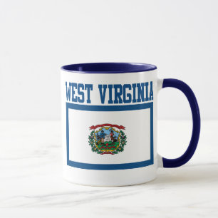 Tasse Musique du drapeau de l'État de Virginie-Occidenta