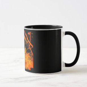 Tasse Musique Lion Feu