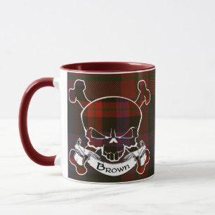 Tasse Musique Tartan Brown