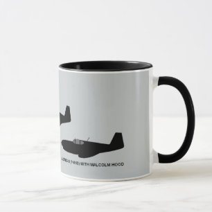 Tasse Mustang P-51 nord-américain de la deuxième guerr