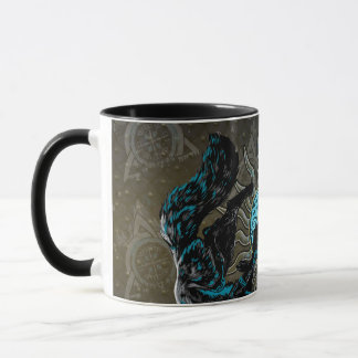 Tasse Mythologie Nordique Soleil Lune Loups Viking