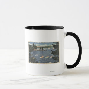 Tasse Nageurs appréciant des flotteurs et des sports