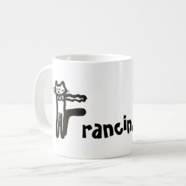 Tasse - Name mit dem Anfangsbuchstaben F