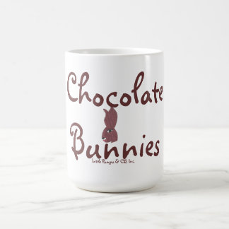 Tasse naturelle vintage de lapins de chocolat