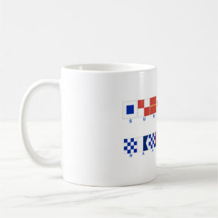 Tasse nautique de Surfside Nantucket de drapeau