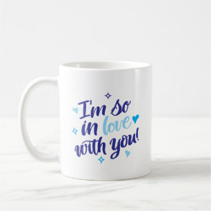Tasse Navy & Aqua « Je suis tellement amoureux de