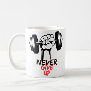 Tasse Ne jamais abandonner
