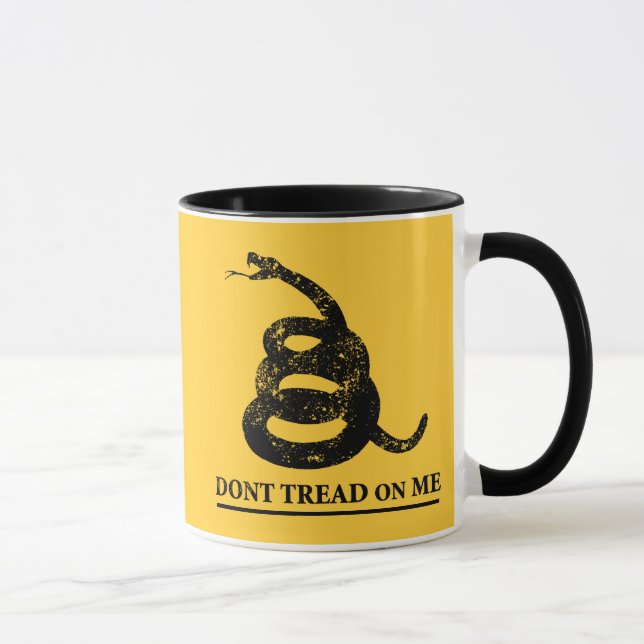 Tasse Ne marchez pas sur moi (Droite)