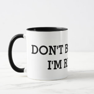 Tasse NE ME TRACASSEZ PAS que je LIS
